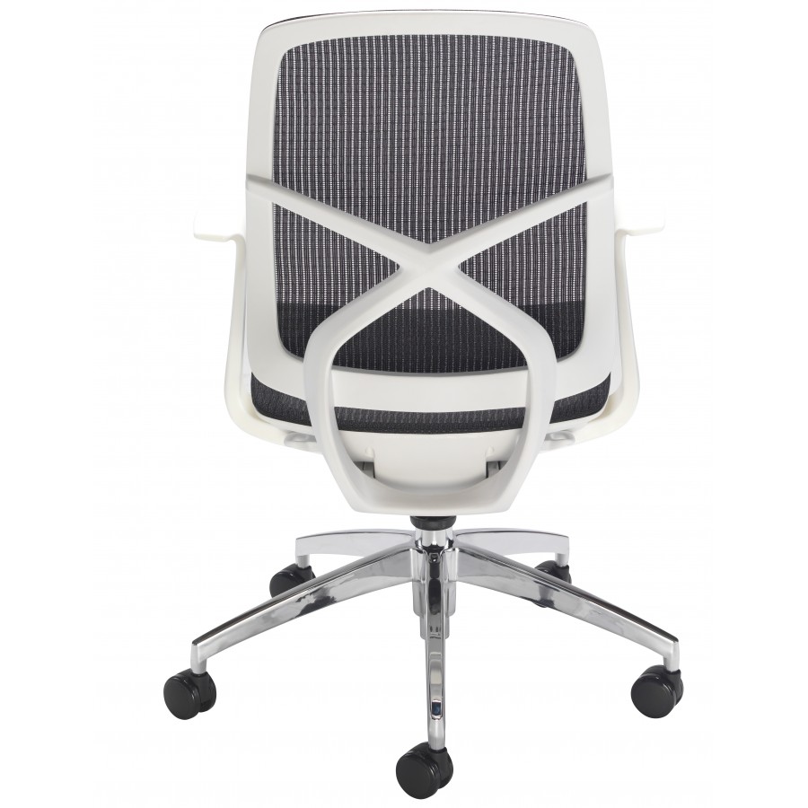 Zico Full Mesh Task White Frame Chair